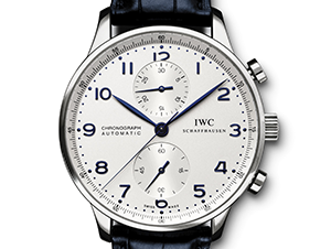 IWC　ポルトギーゼ　クロノグラフ　SS革　IW371446